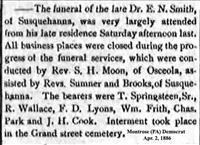 Smith, Dr. E. N. (Funeral)
